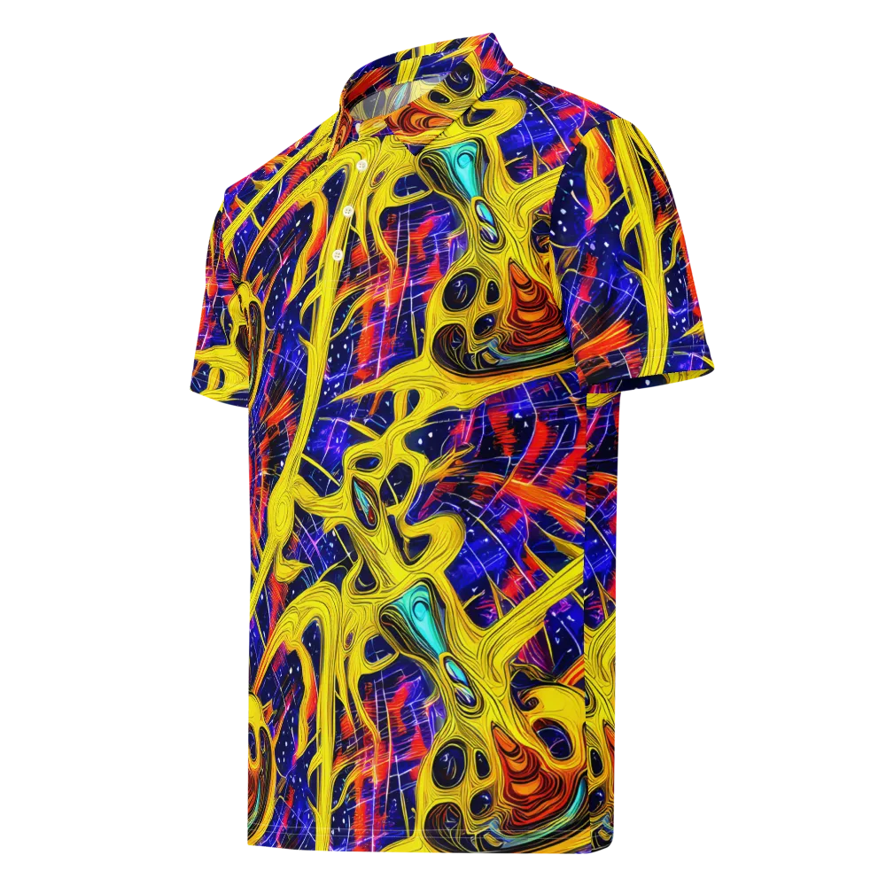Carlo Galli Bibiena on Men's Slim Fit Polo Shirt — Left Front