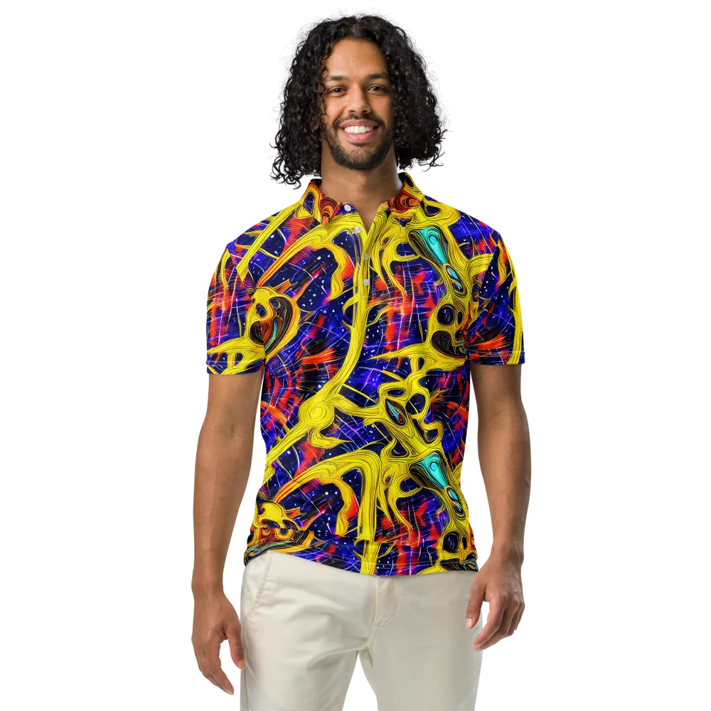 Carlo Galli Bibiena on Men's Slim Fit Polo Shirt — Front