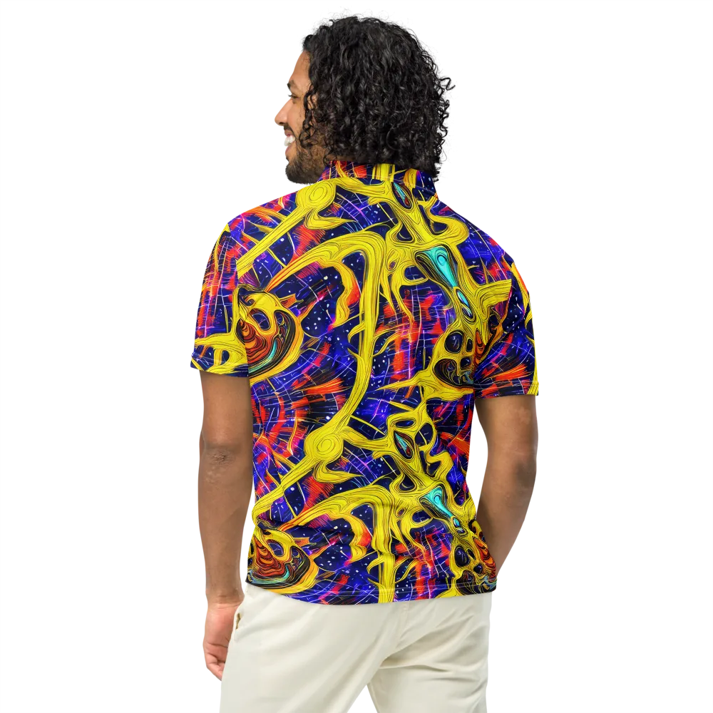 Carlo Galli Bibiena on Men's Slim Fit Polo Shirt — Back