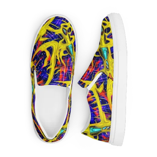 Carlo Galli Bibiena on a Men's Slip-On Canvas Shoes
