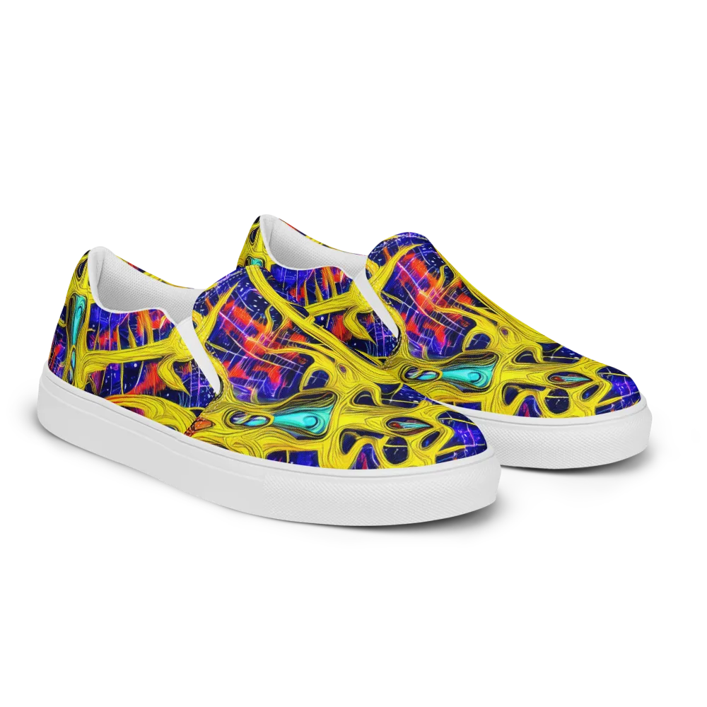 Carlo Galli Bibiena on Women's Slip-On Canvas Shoes — Right Front