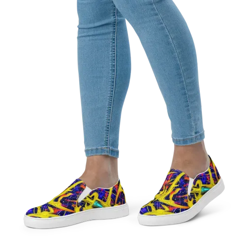 Carlo Galli Bibiena on a Women's Slip-On Canvas Shoes