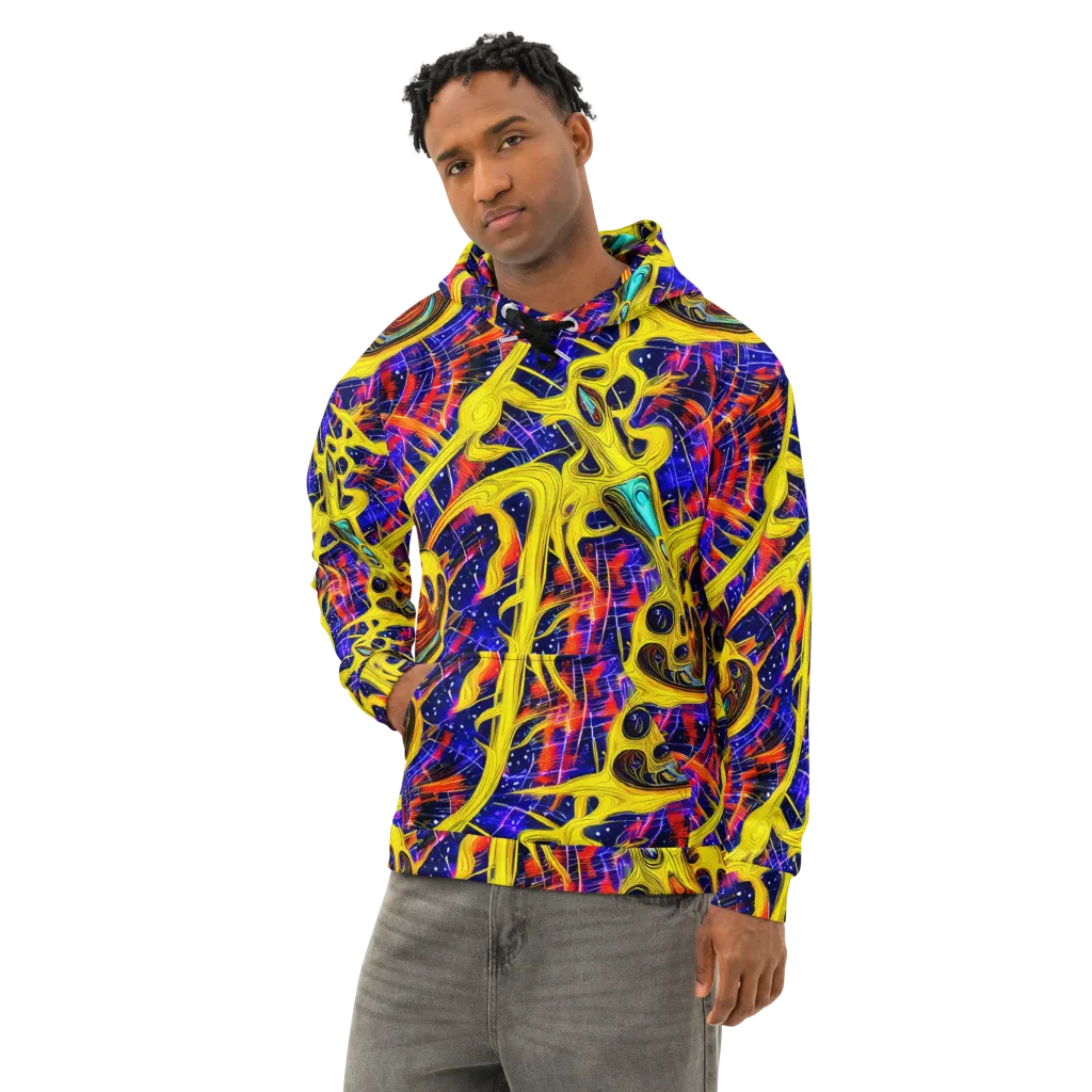 Carlo Galli Bibiena on Cotton Hoodie — Left Front