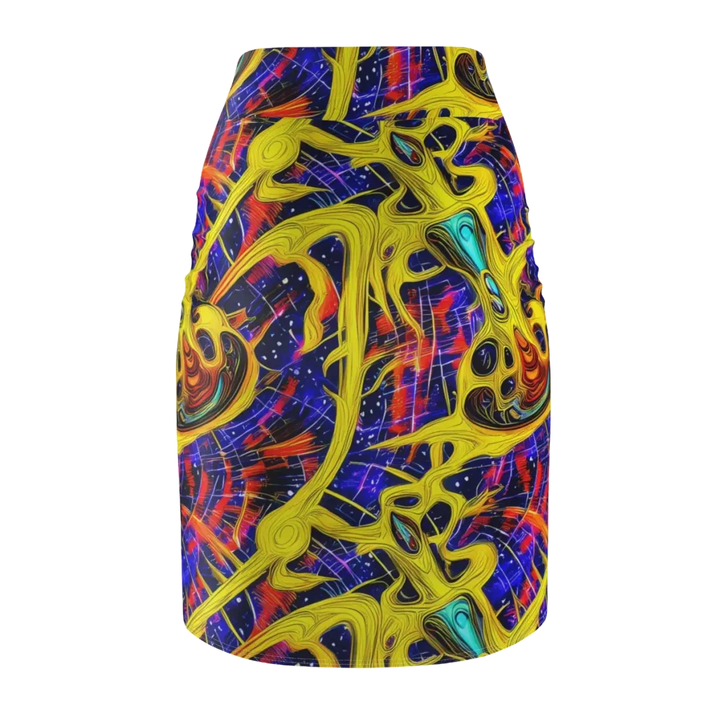 Carlo Galli Bibiena on Pencil Skirt — Back