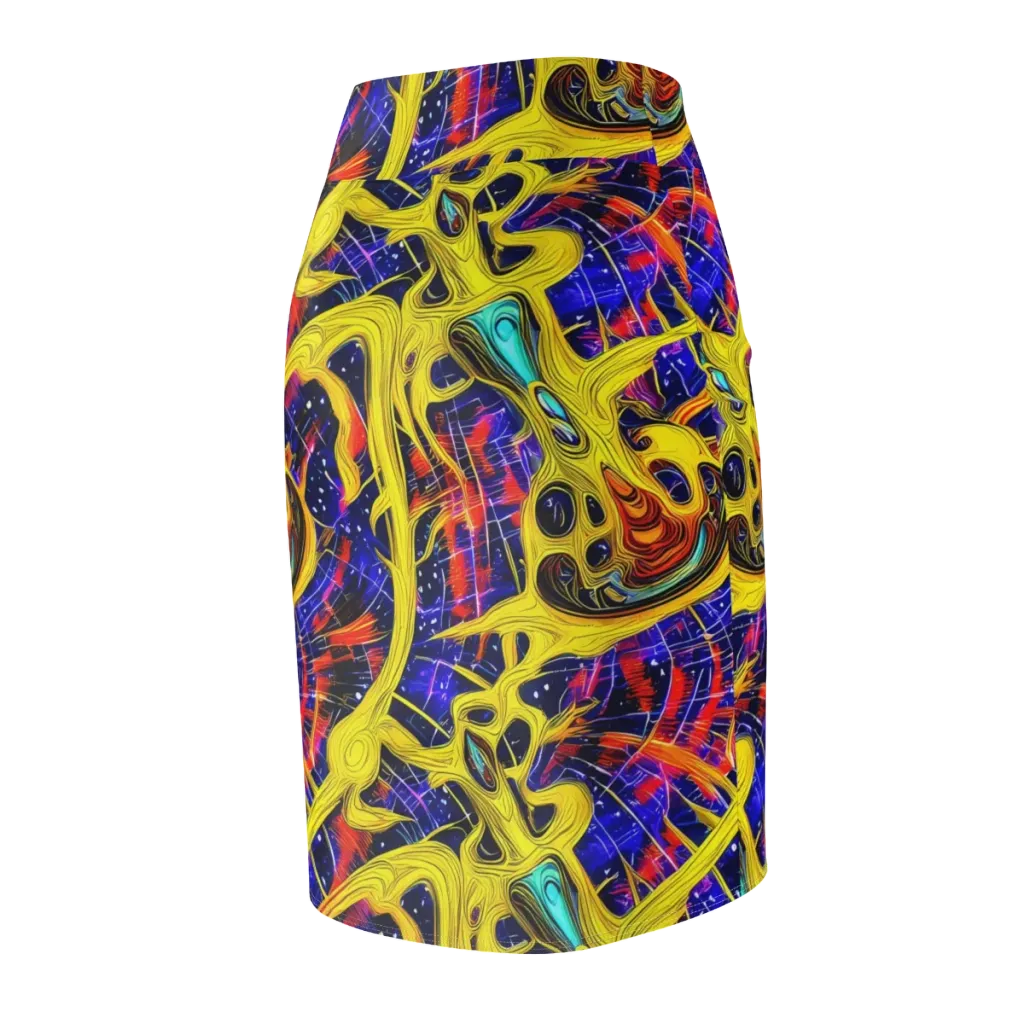 Carlo Galli Bibiena on Pencil Skirt — Back Side