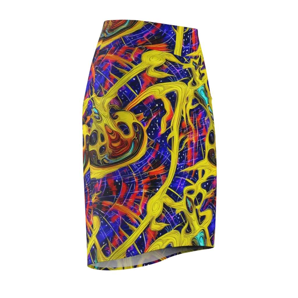 Carlo Galli Bibiena on Pencil Skirt — Front Side