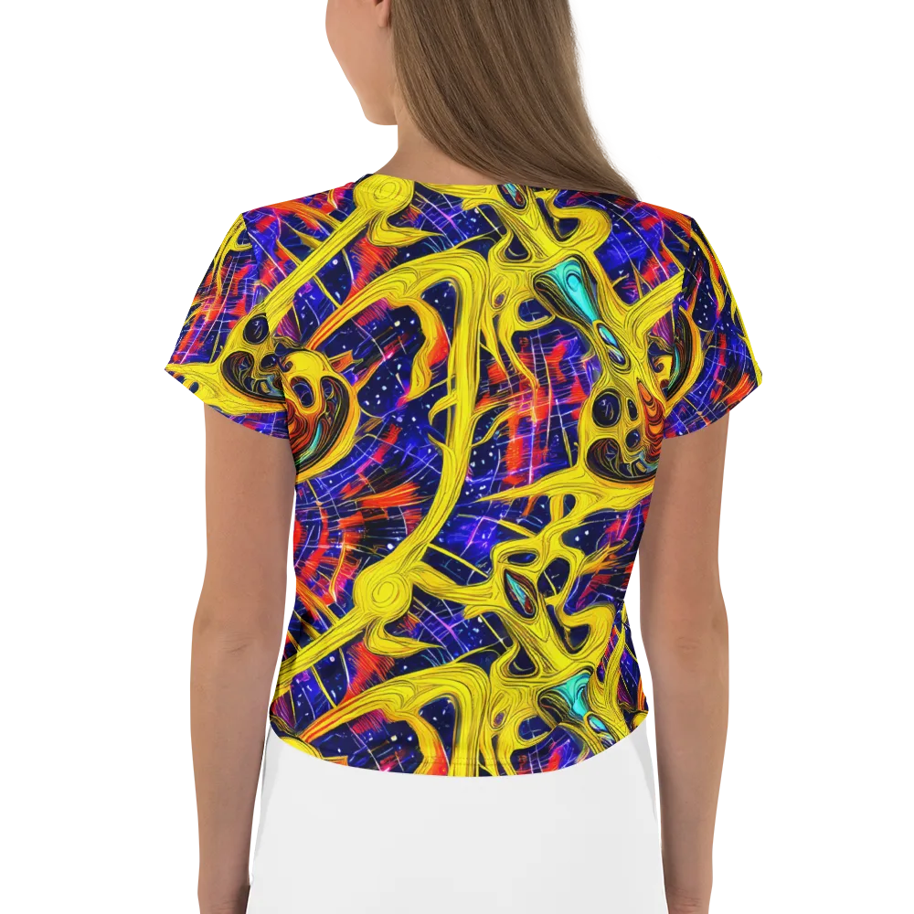 Carlo Galli Bibiena on Crop Tee — Back