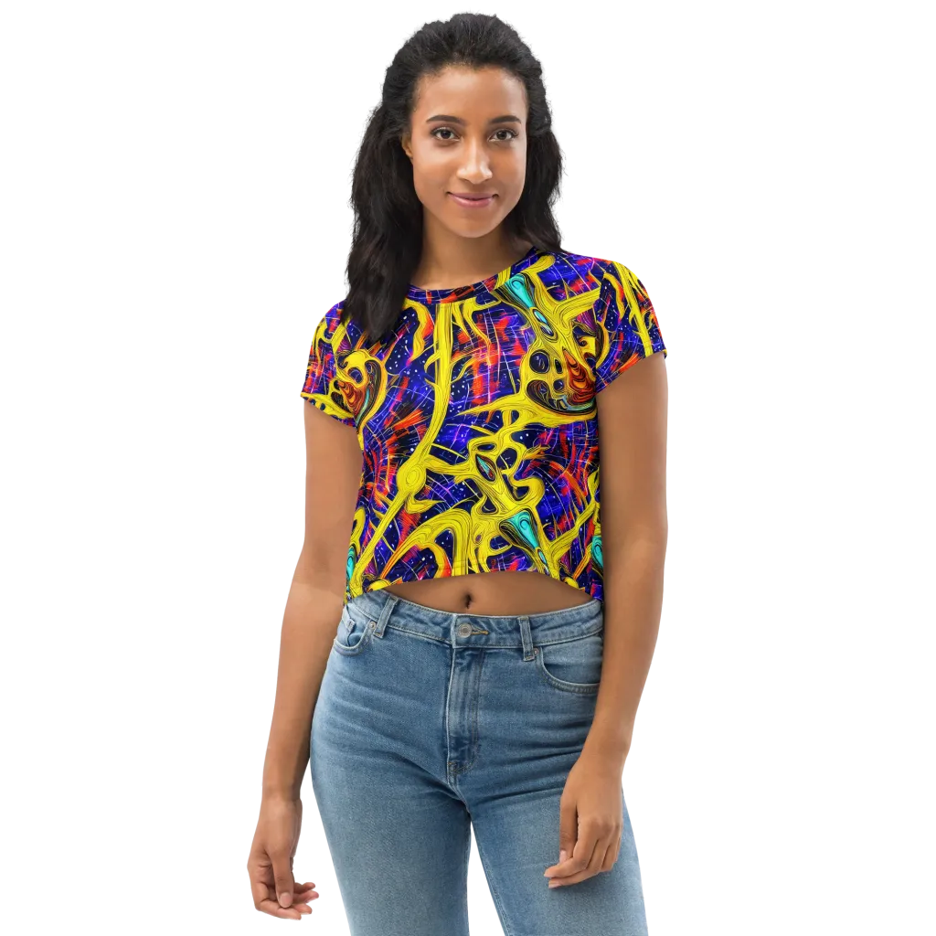 Carlo Galli Bibiena on Crop Tee — Front