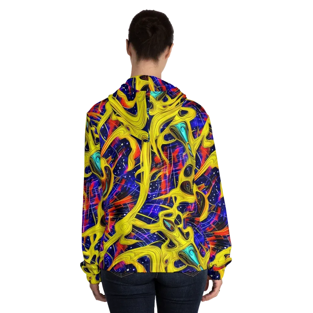 Carlo Galli Bibiena on Women's Full-Zip Hoodie — Back On Person