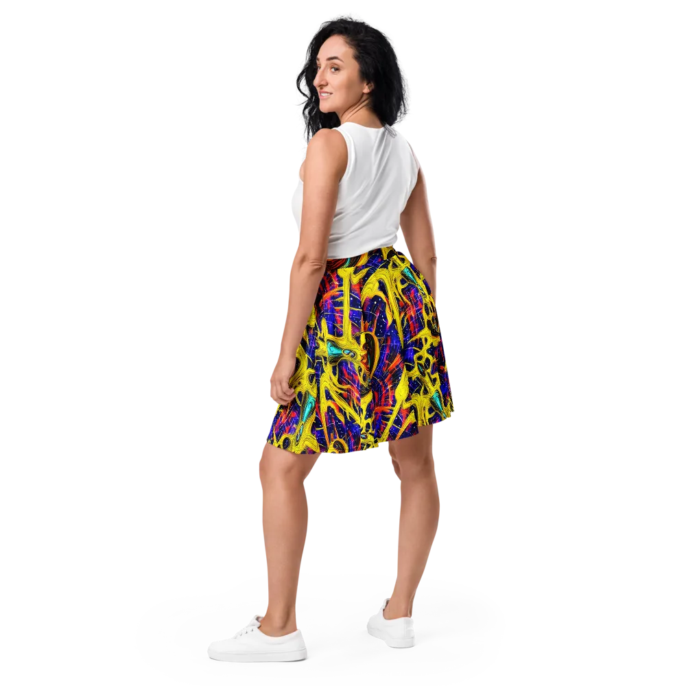 Carlo Galli Bibiena on Skater Skirt — Back
