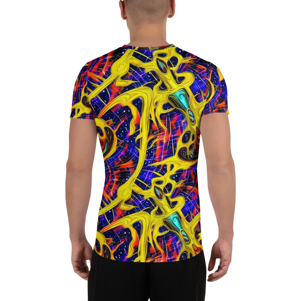 Carlo Galli Bibiena on Men's Athletic T-Shirt — Back
