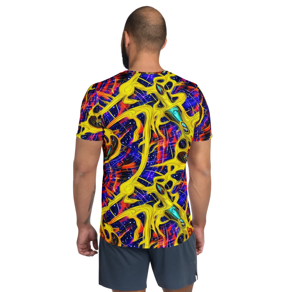 Carlo Galli Bibiena on Men's Athletic T-Shirt — Back