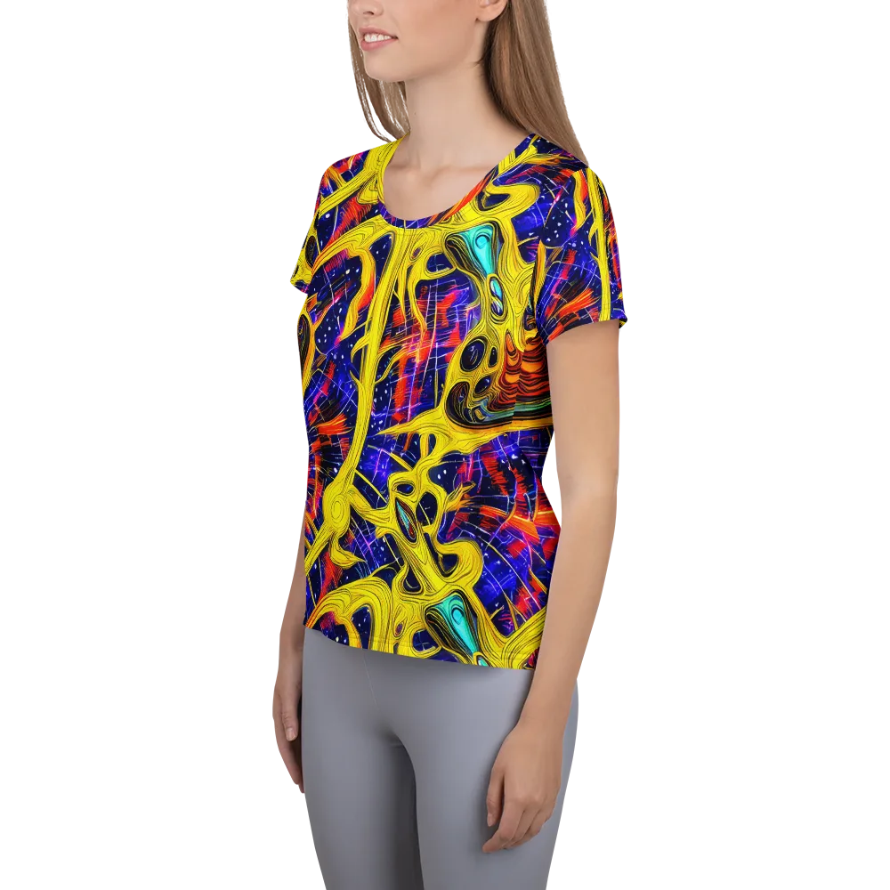 Carlo Galli Bibiena on Women's Athletic T-Shirt — Left