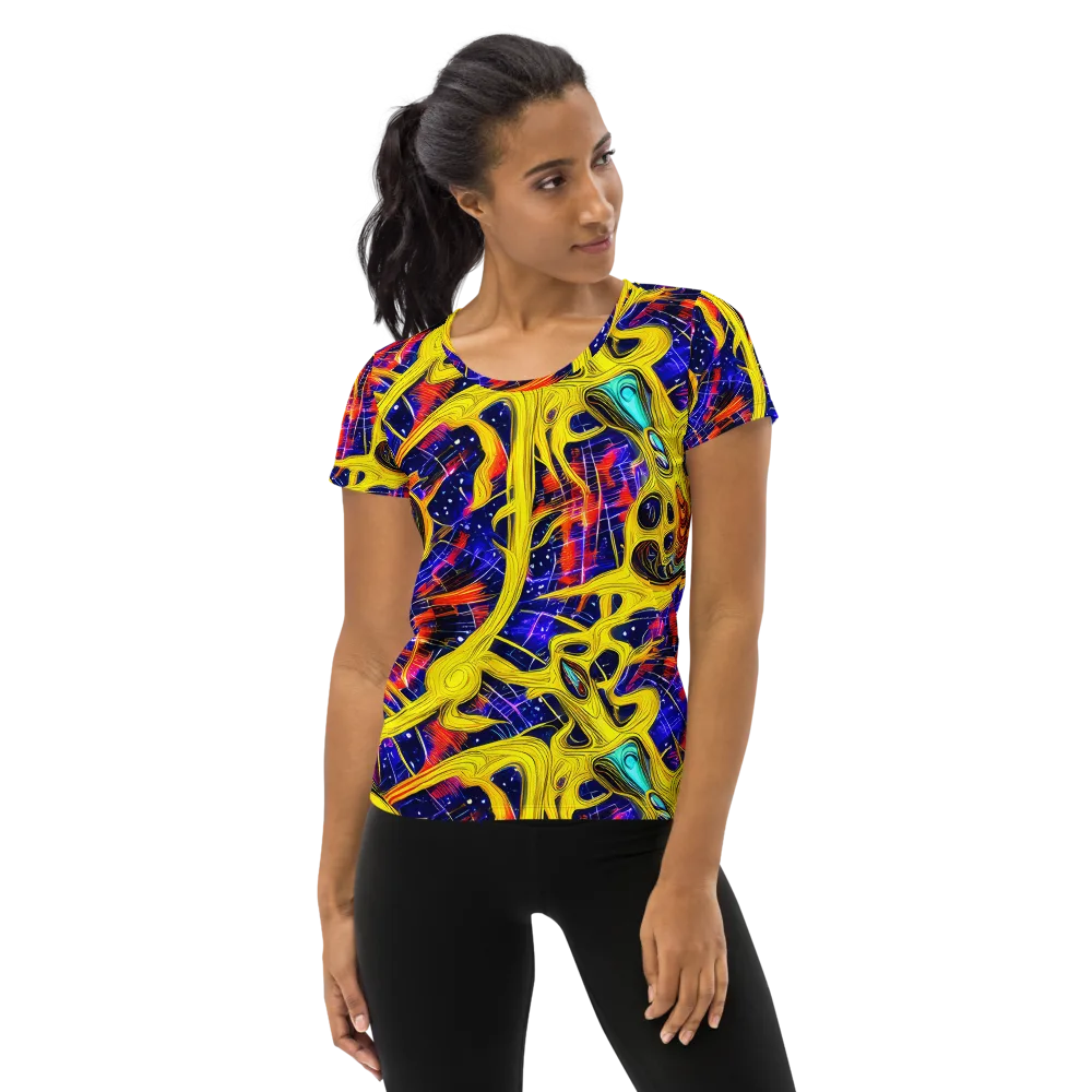 Carlo Galli Bibiena on Women's Athletic T-Shirt — Front