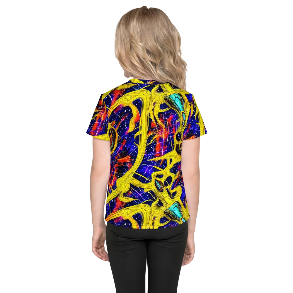 Carlo Galli Bibiena on Kids Crew Neck T-Shirt — Back