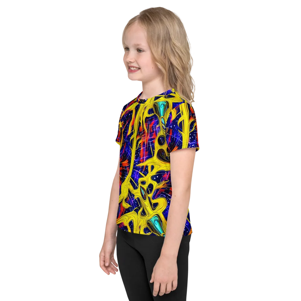 Carlo Galli Bibiena on Kids Crew Neck T-Shirt — Left