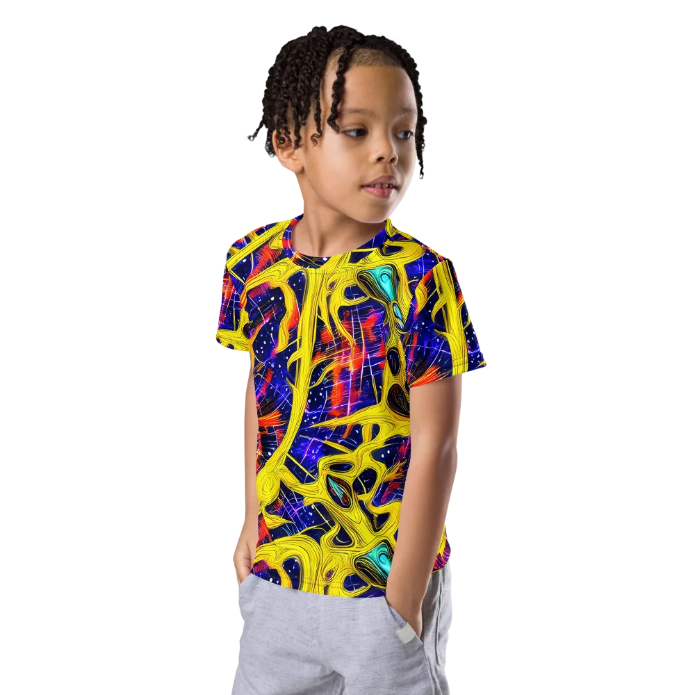 Carlo Galli Bibiena on Kids Crew Neck T-Shirt — Left Front