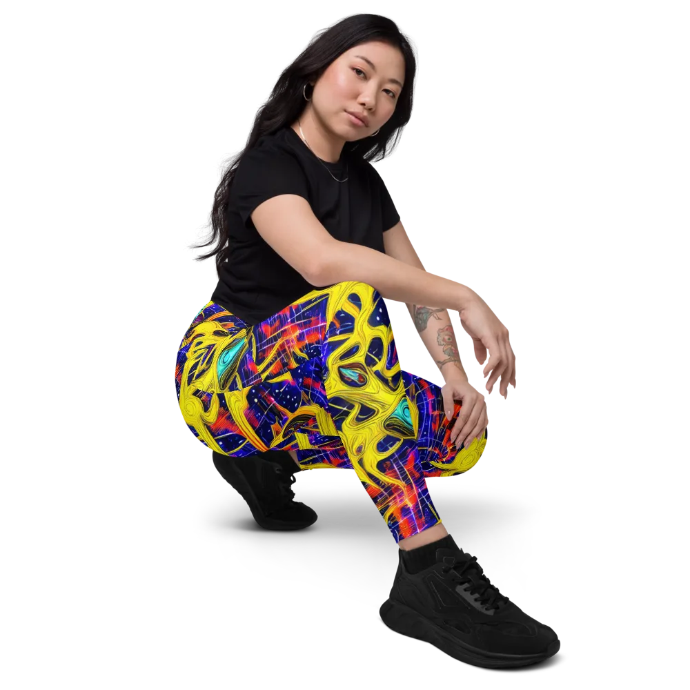 Carlo Galli Bibiena on Leggings with Pockets — Right Front