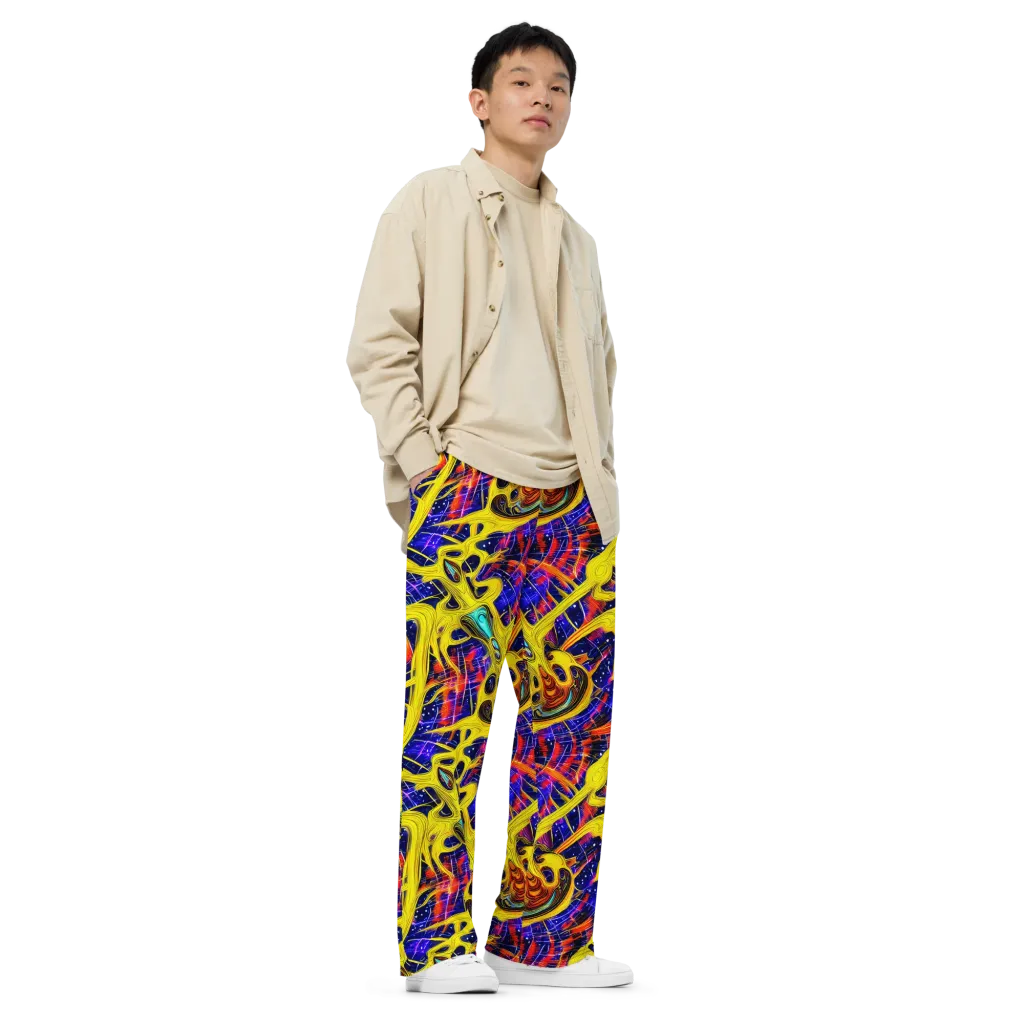 Carlo Galli Bibiena on Wide-Leg Pants — Right Front