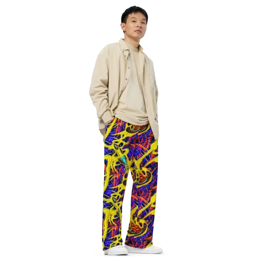 Carlo Galli Bibiena on a Wide-Leg Pants
