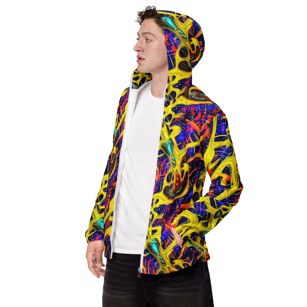 Carlo Galli Bibiena on Men's Windbreaker — Left Front