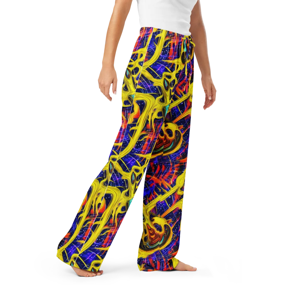 Carlo Galli Bibiena on Women's Pajama Pants — Right Front