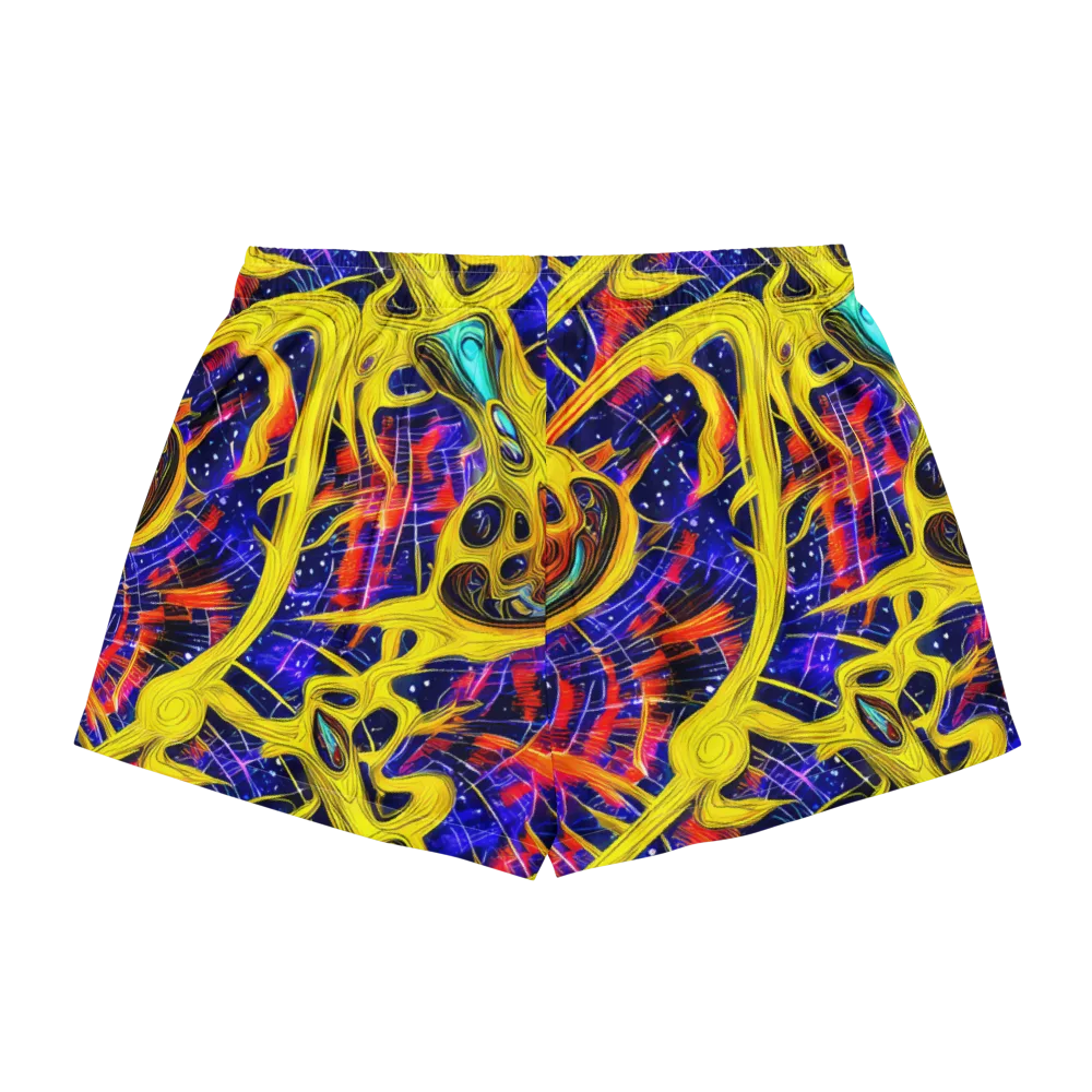 Carlo Galli Bibiena on Women's Pajama Shorts — Back