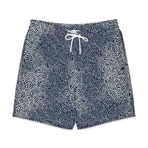 Indigo Fanwork on a Men's Board Shorts