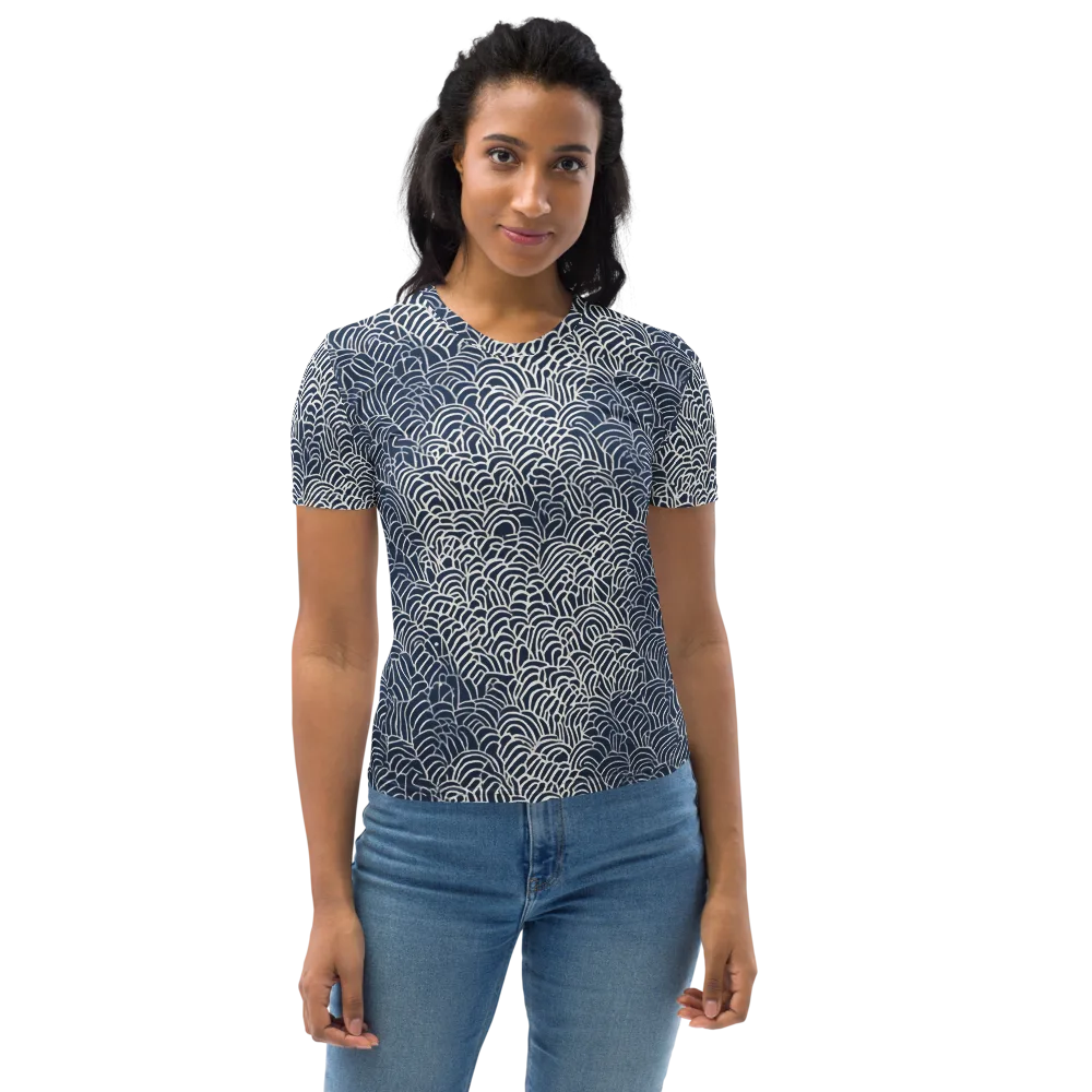 Indigo Fanwork on Women's Crew Neck T-Shirt — Front