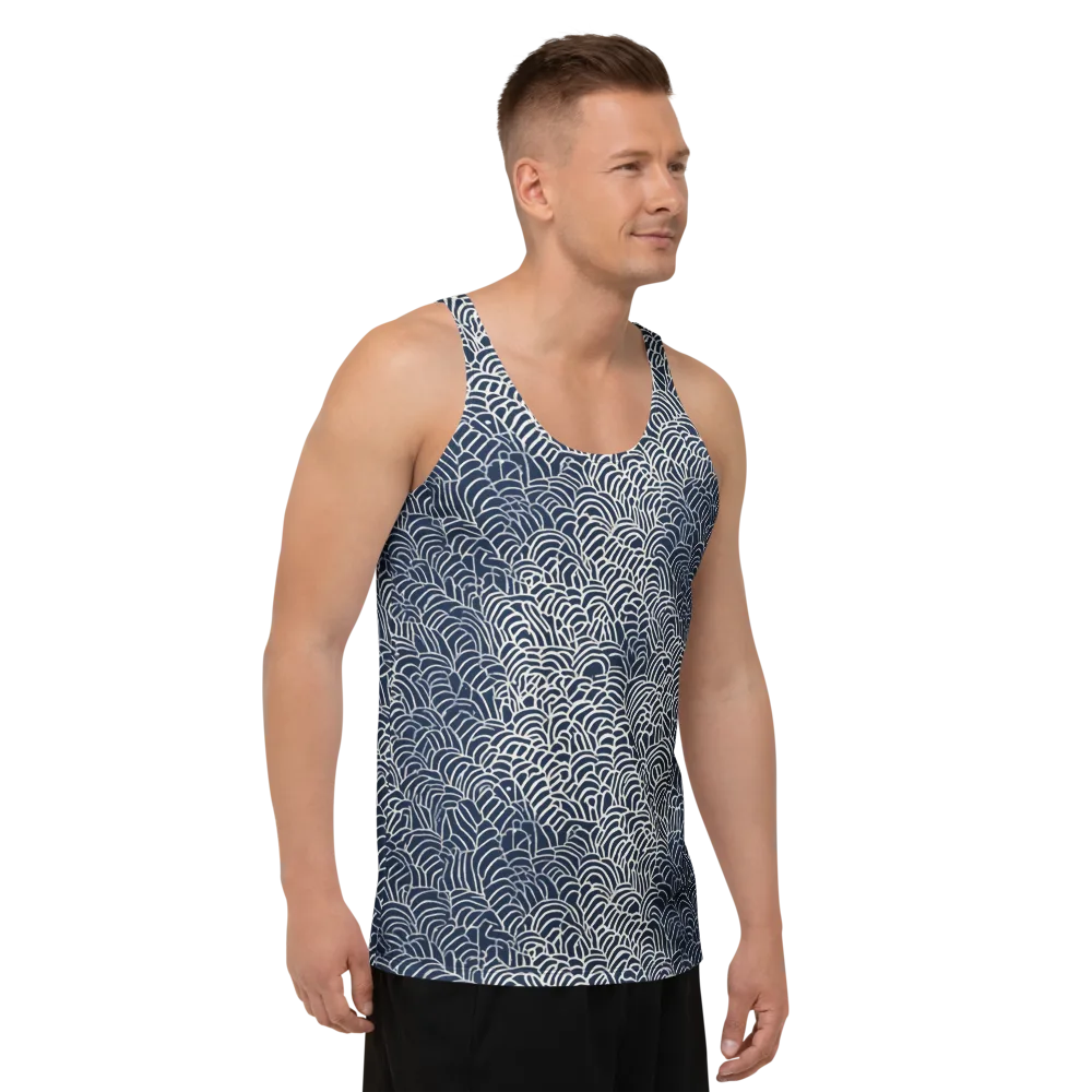 Indigo Fanwork on Men's Tank Top — Right Front