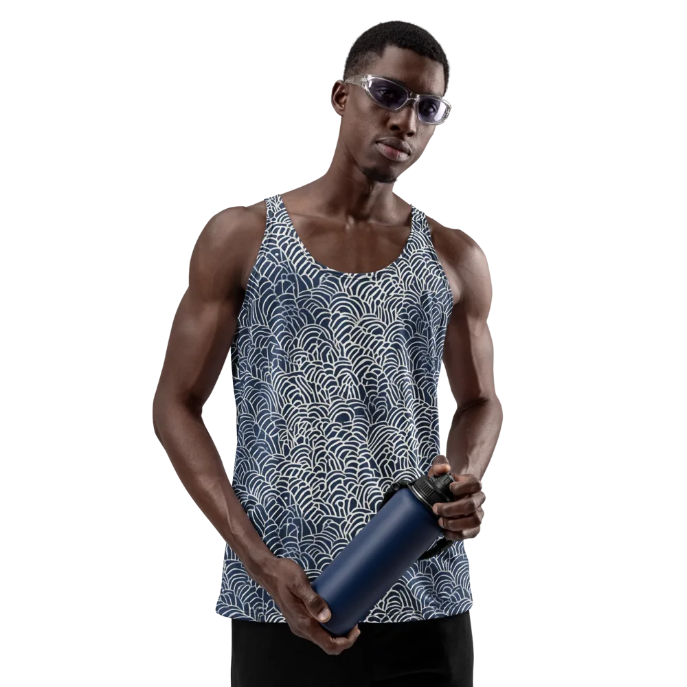 Indigo Fanwork on Men's Tank Top — Front