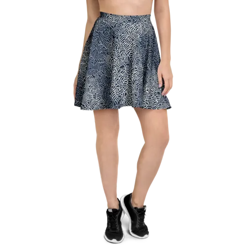 Indigo Fanwork on a Skater Skirt