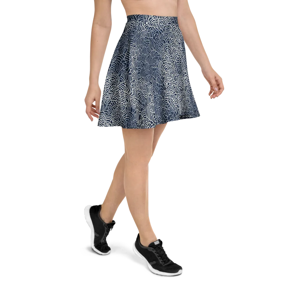 Indigo Fanwork on Skater Skirt — Right
