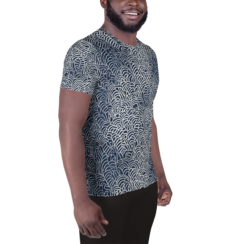 Indigo Fanwork on Men's Athletic T-Shirt — Right
