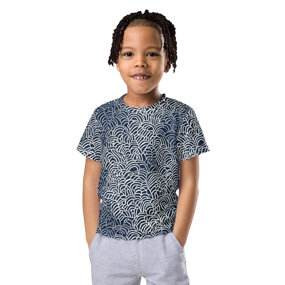 Indigo Fanwork on Kids Crew Neck T-Shirt — Front