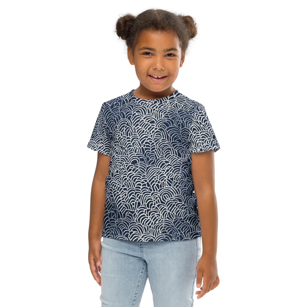 Indigo Fanwork on Kids Crew Neck T-Shirt — Front