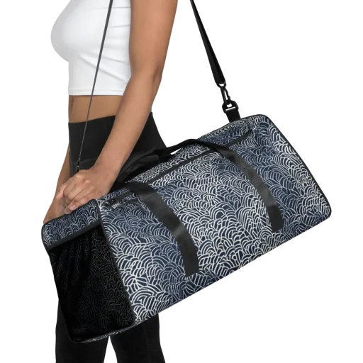 Indigo Fanwork on a Duffle Bag