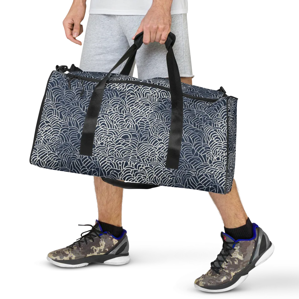 Indigo Fanwork on Duffle Bag — Front