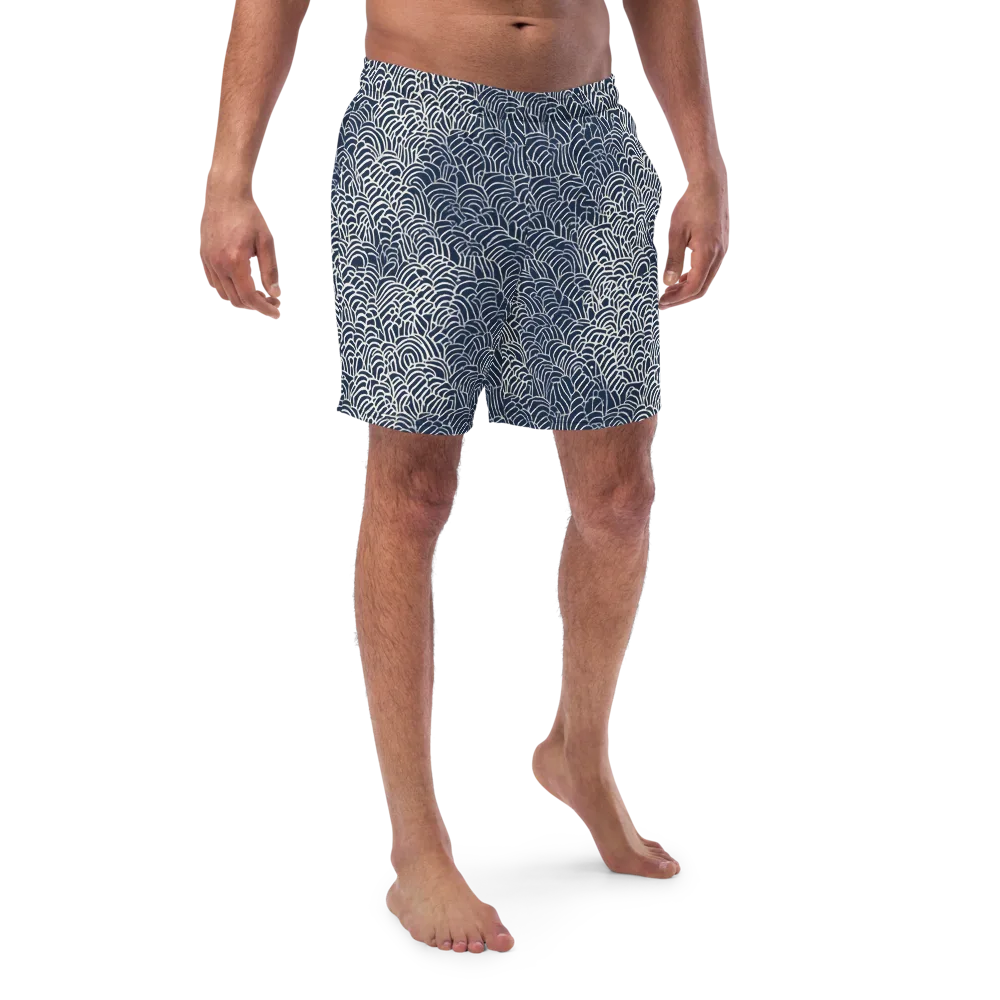 Indigo Fanwork on Swim Trunks — Front