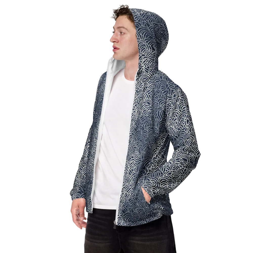 Indigo Fanwork on Men's Windbreaker — Left Front