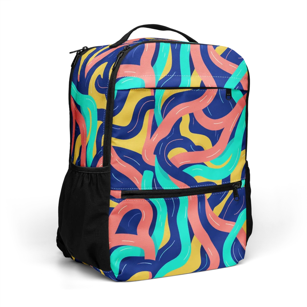 Chromatic Knot on Utility Backpack — Right Front