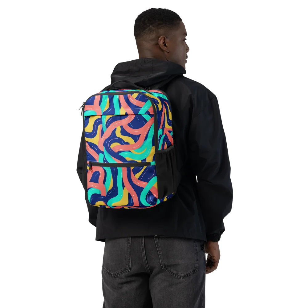 Chromatic Knot on Utility Backpack — Back