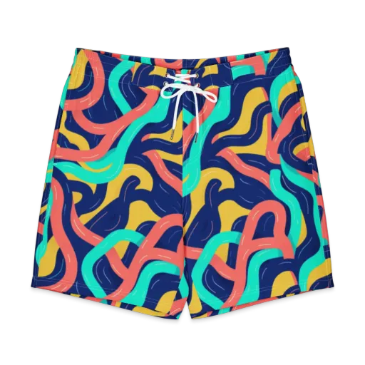 Chromatic Knot on a Men's Board Shorts