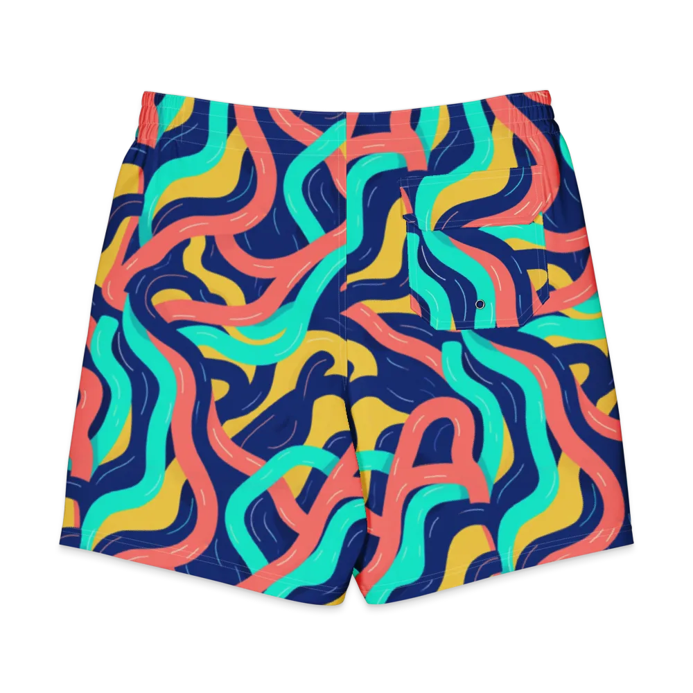 Chromatic Knot on Men's Board Shorts — Back