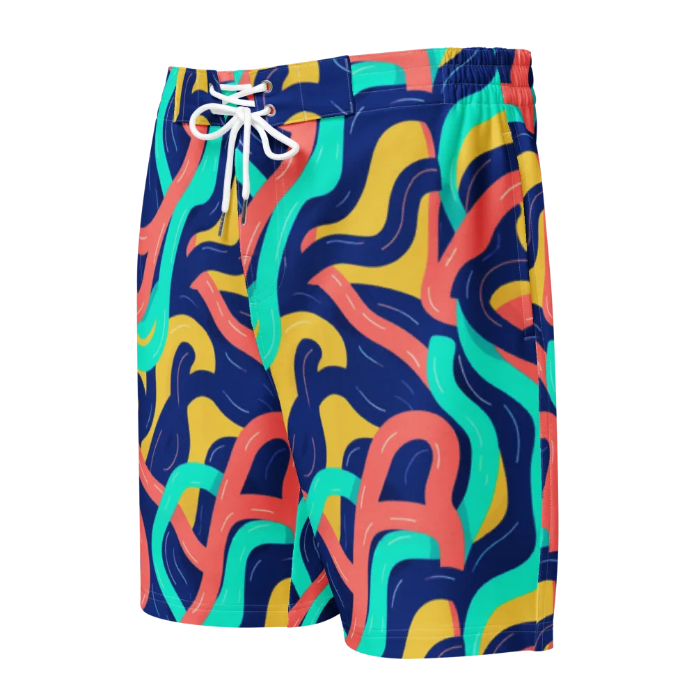 Chromatic Knot on Men's Board Shorts — Front