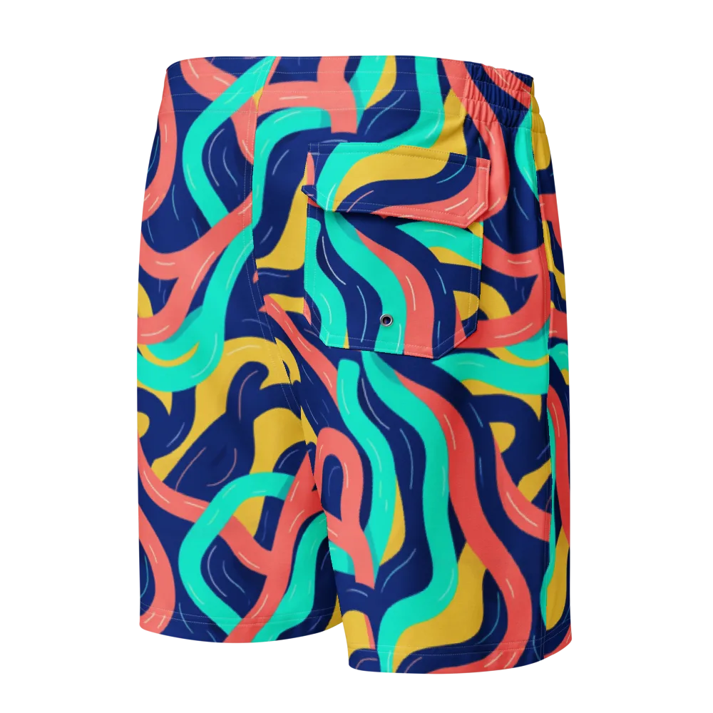 Chromatic Knot on Men's Board Shorts — Back