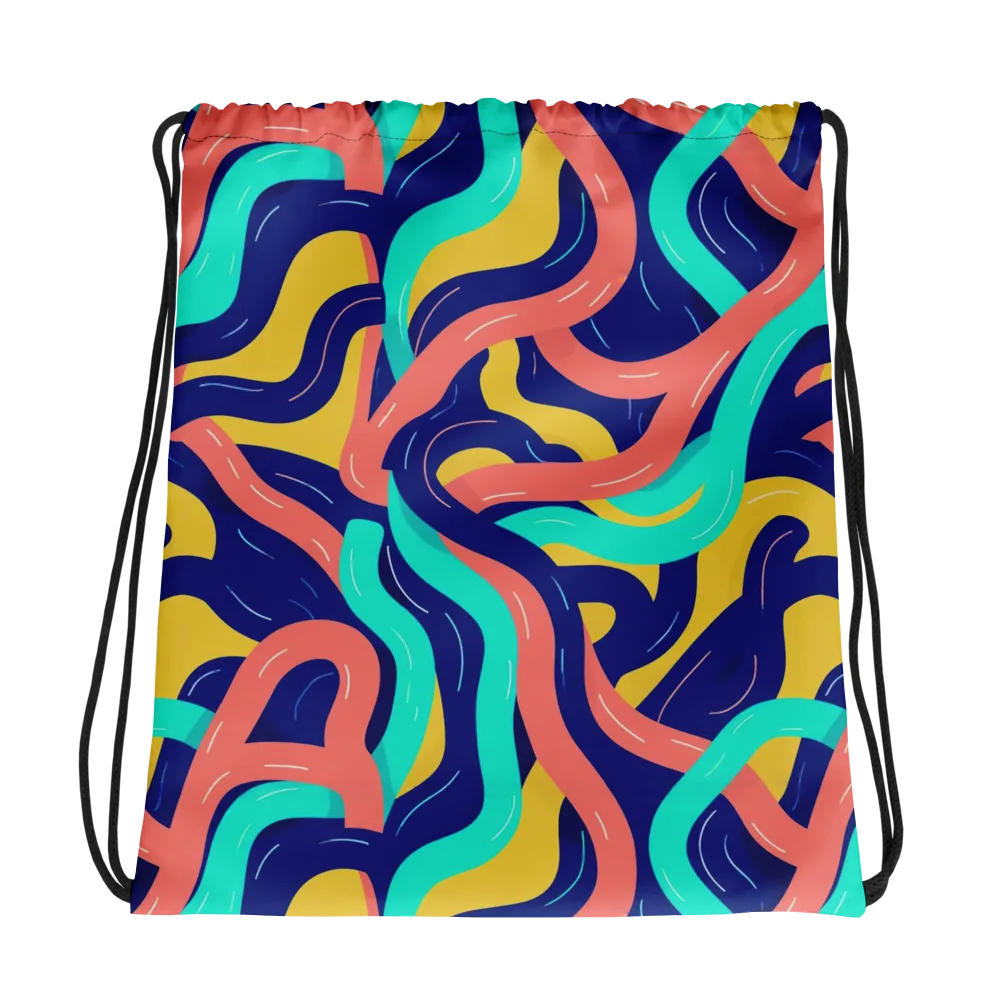 Chromatic Knot on Drawstring Bag — Photo