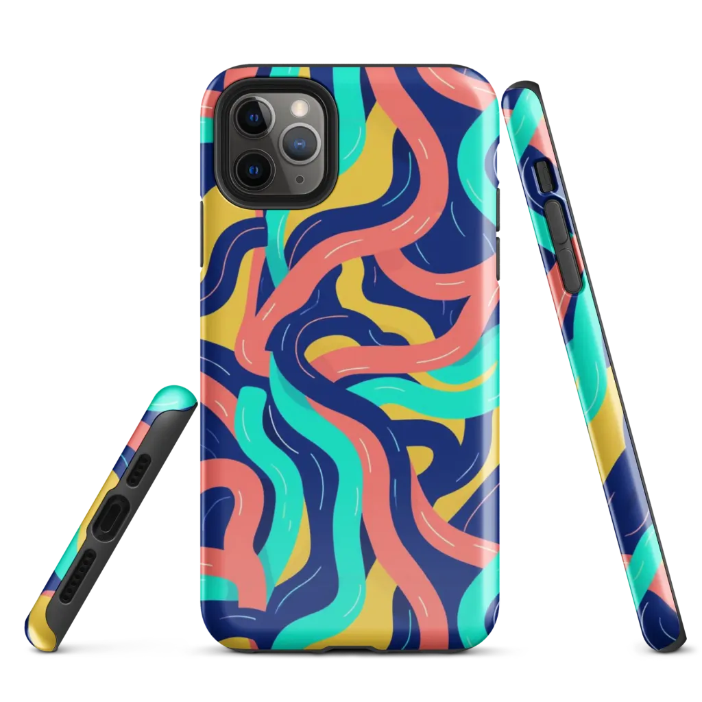 Chromatic Knot on Tough Case for iPhone® — Front