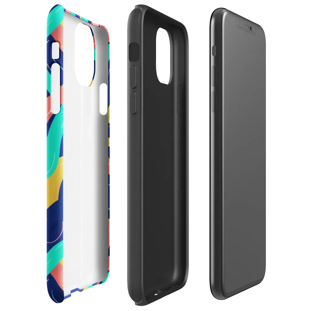 Chromatic Knot on Tough Case for iPhone® — Right