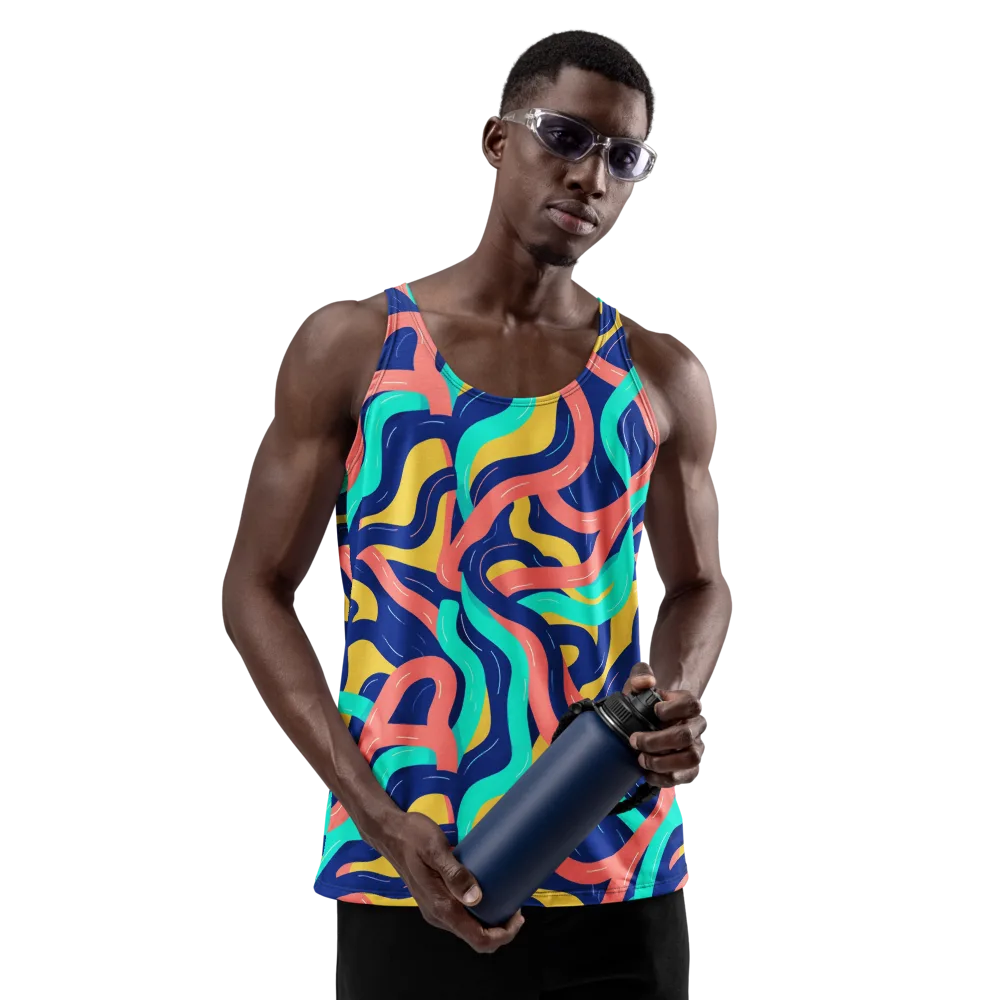 Chromatic Knot on Men's Tank Top — Front